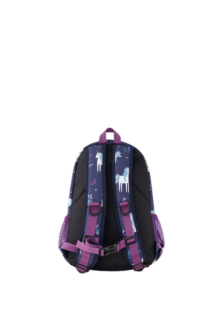 Deux par Deux Little Kids Backpack (Navy Unicorn)
