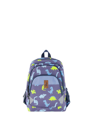 Deux par Deux Little Kids Backpack (Blue Dinos)