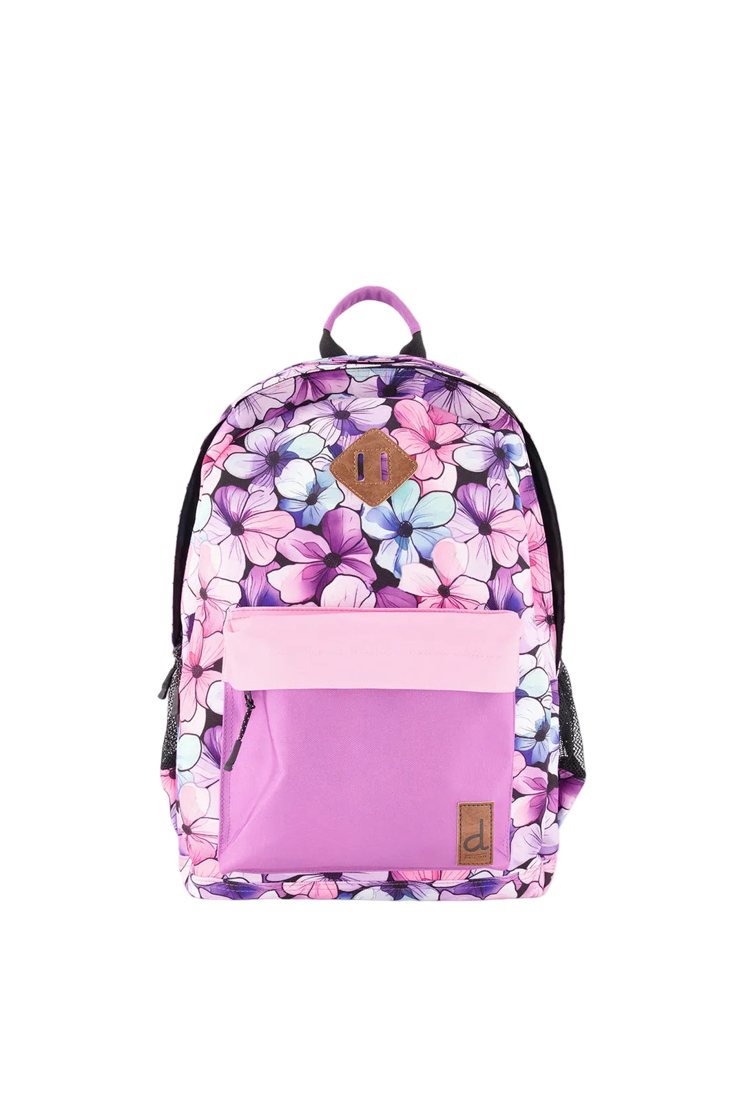 Deux par Deux Kids Backpack (Black Floral)