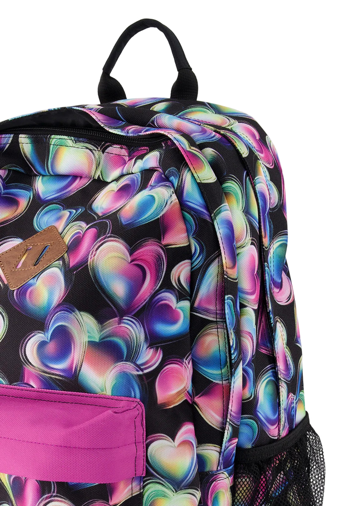 Deux par Deux Kids Backpack (Black Hearts)