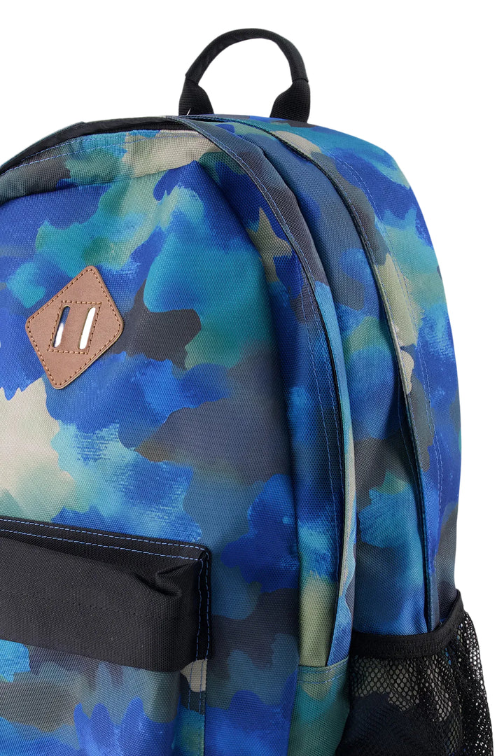 Deux par Deux Kids Backpack (Blue &amp; Grey Camo)