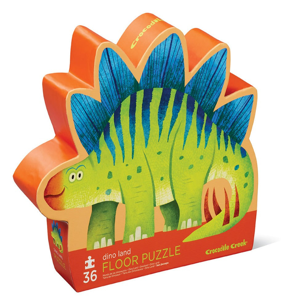 Crocodile Creek 36-Piece Floor Puzzle (Dino Land)-Toys & Learning-Crocodile Creek-009741 DL-babyandme.ca