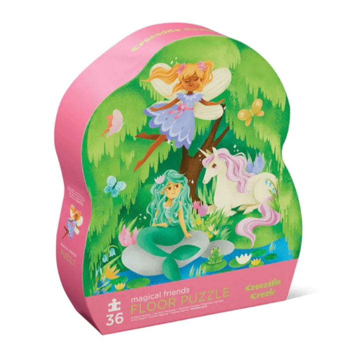 Crocodile Creek 36-Piece Floor Puzzle (Magical Friends)-Toys & Learning-Crocodile Creek-009741 MF-babyandme.ca