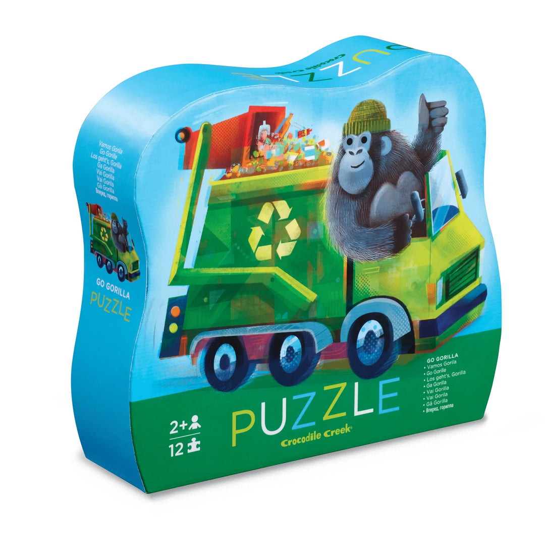 Crocodile Creek 12-Piece Mini Puzzle (Go Gorilla)