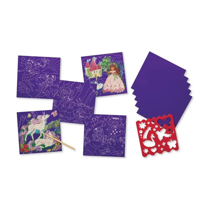 Crocodile Creek Sparkle Scratch Art (Magical Friends)