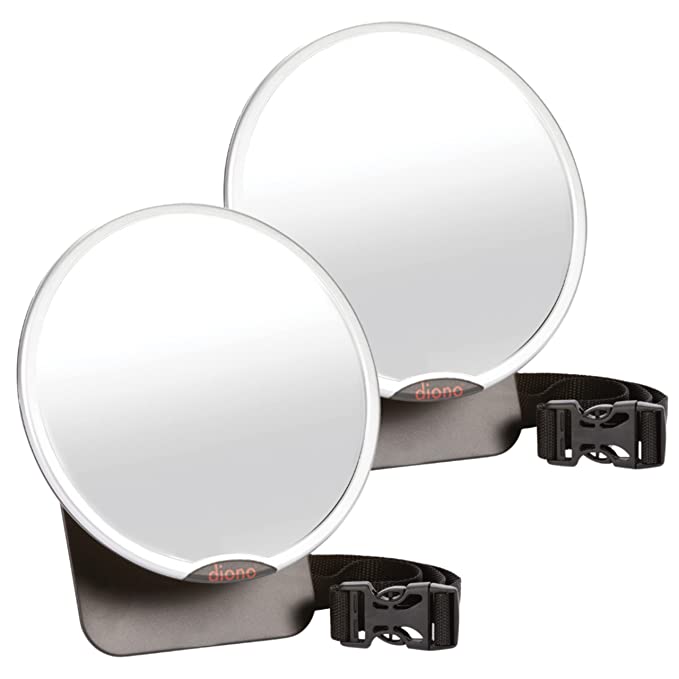 Diono Easy View Mirror 2 pack Silver-Gear-Diono-031958-babyandme.ca