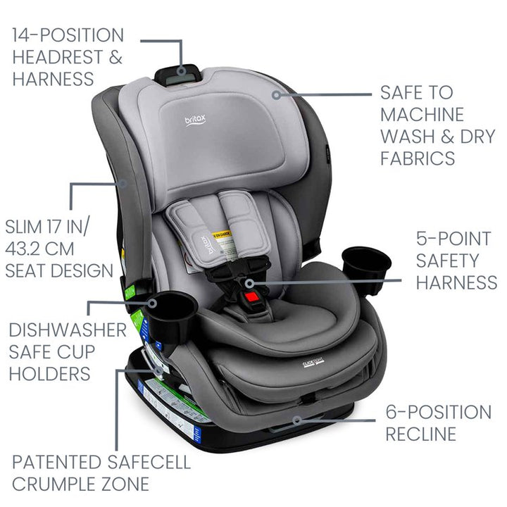 Britax Poplar™ Convertible Car Seat (Glacier Graphite)