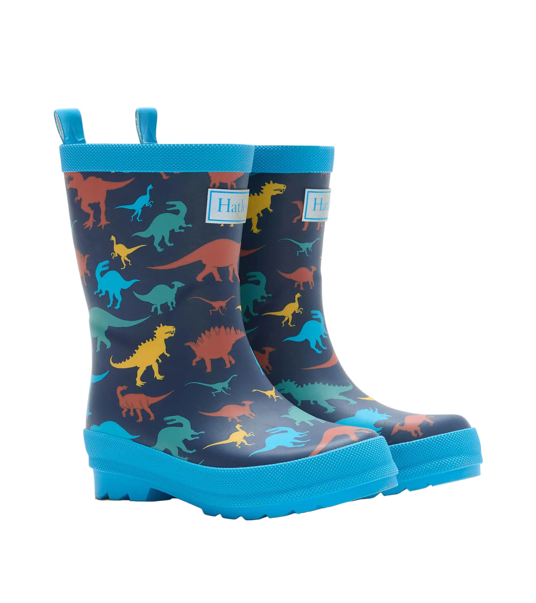 Hatley Matte Rain Boots (Colourful Dinos)