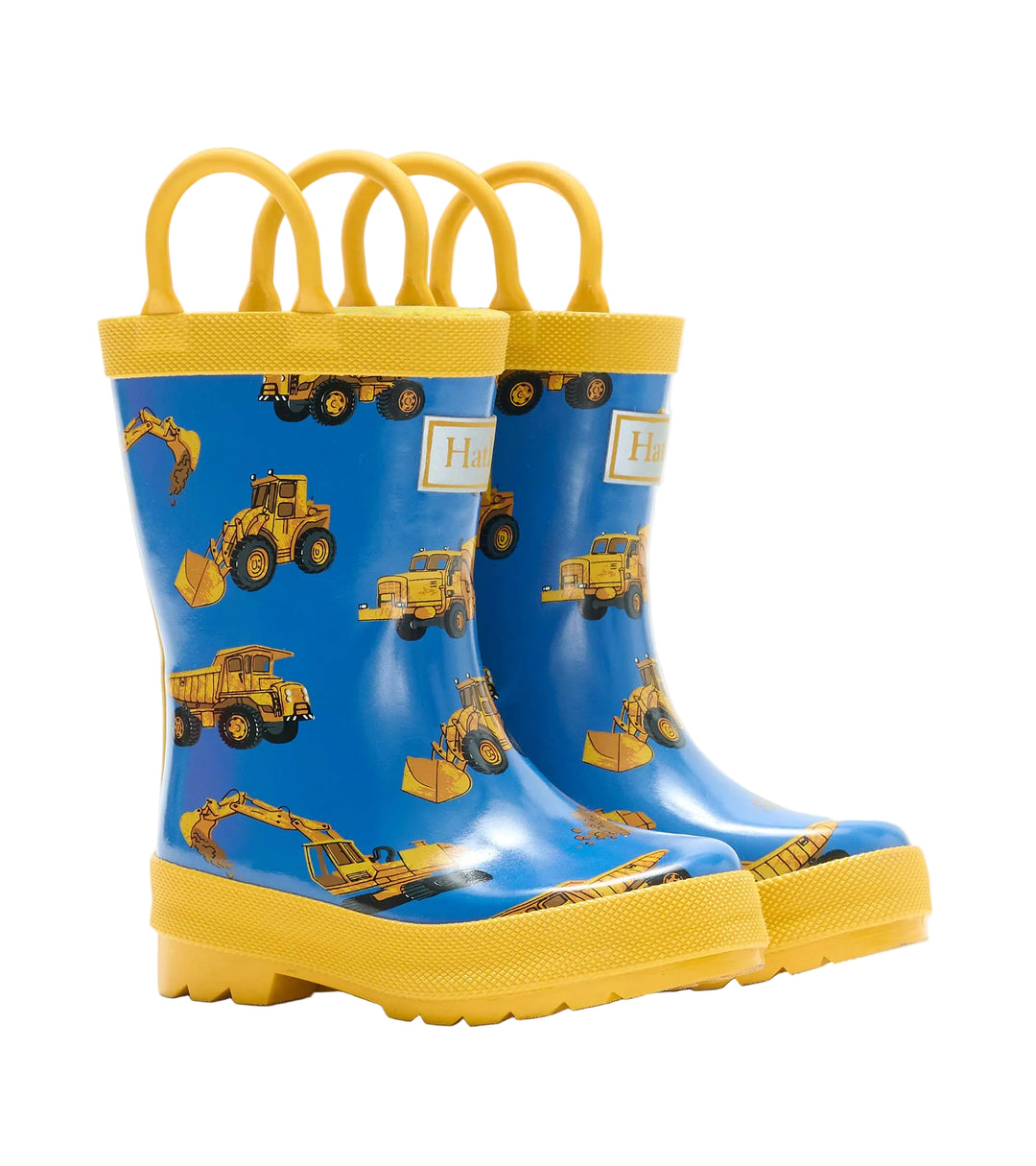 Hatley Rain Boots with Handles (Construction Trucks)