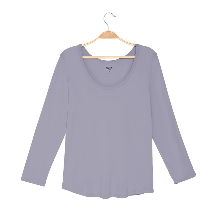 Kyte Baby Women's Long Sleeve Scoop Neck Tee - FINAL SALE
