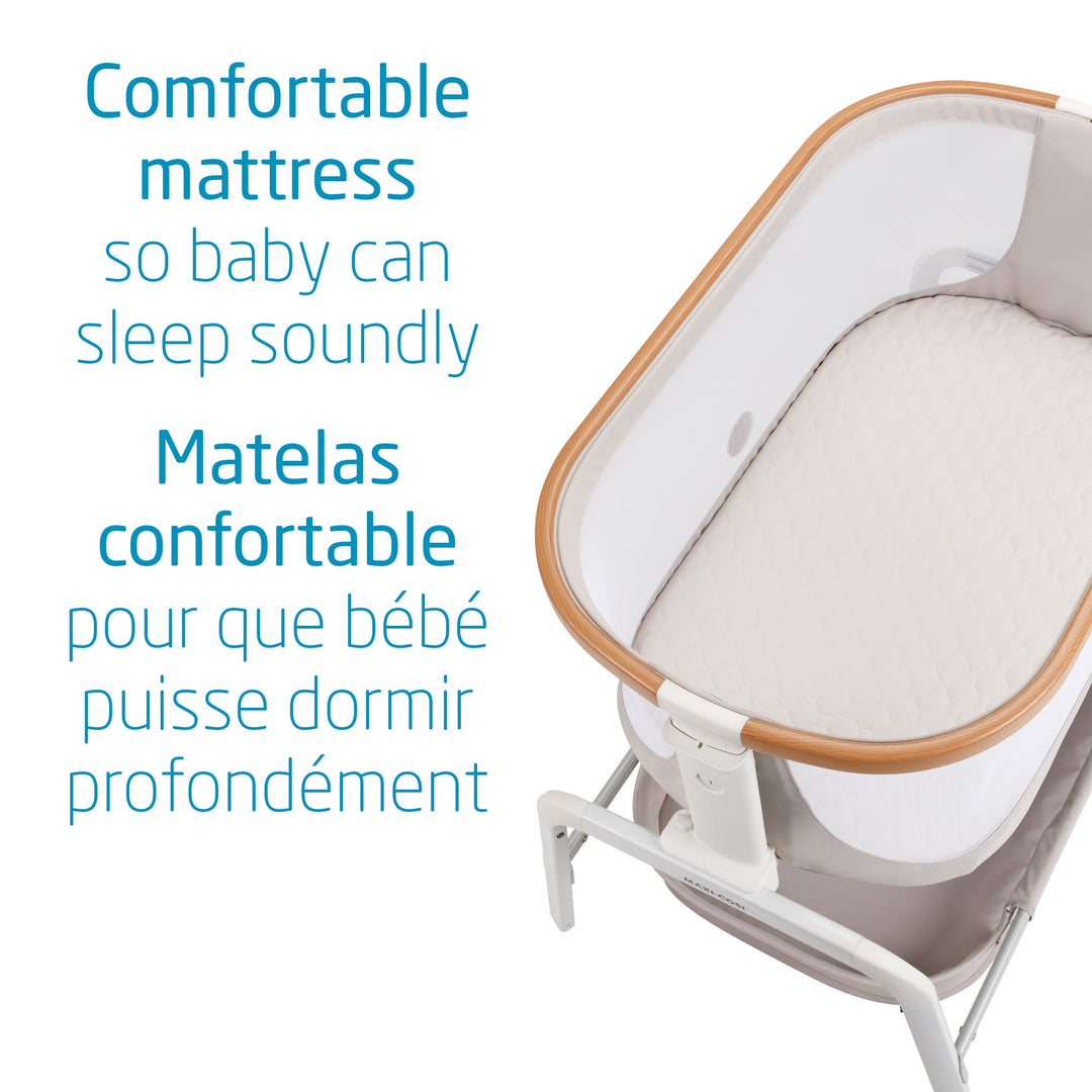 Maxi Cosi Iora Bedside Bassinet (Horizon Sand)