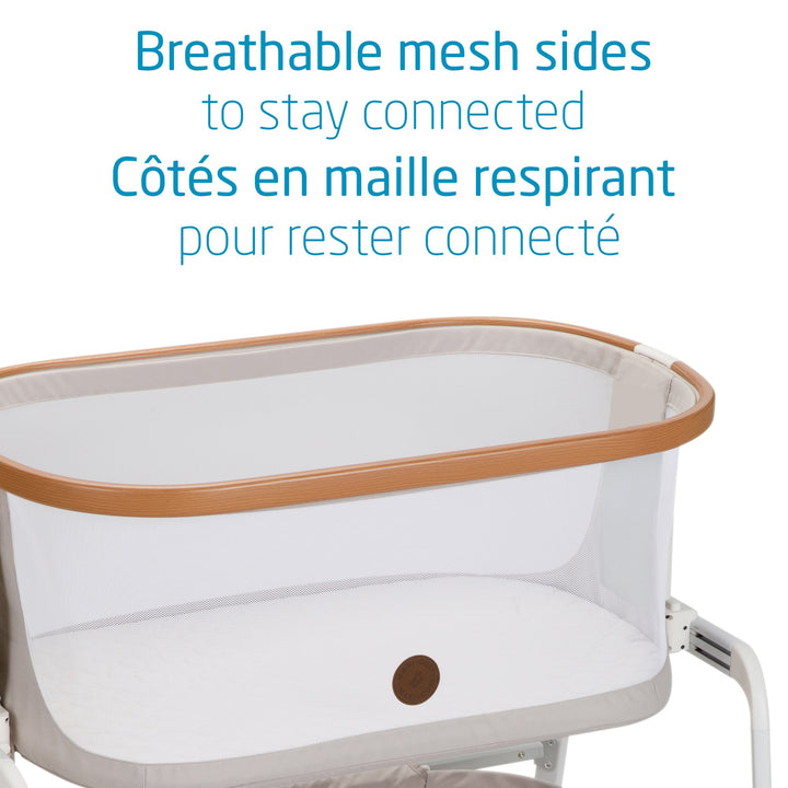 Maxi Cosi Iora Bedside Bassinet (Horizon Sand)