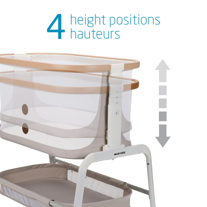 Maxi Cosi Iora Bedside Bassinet (Horizon Sand)