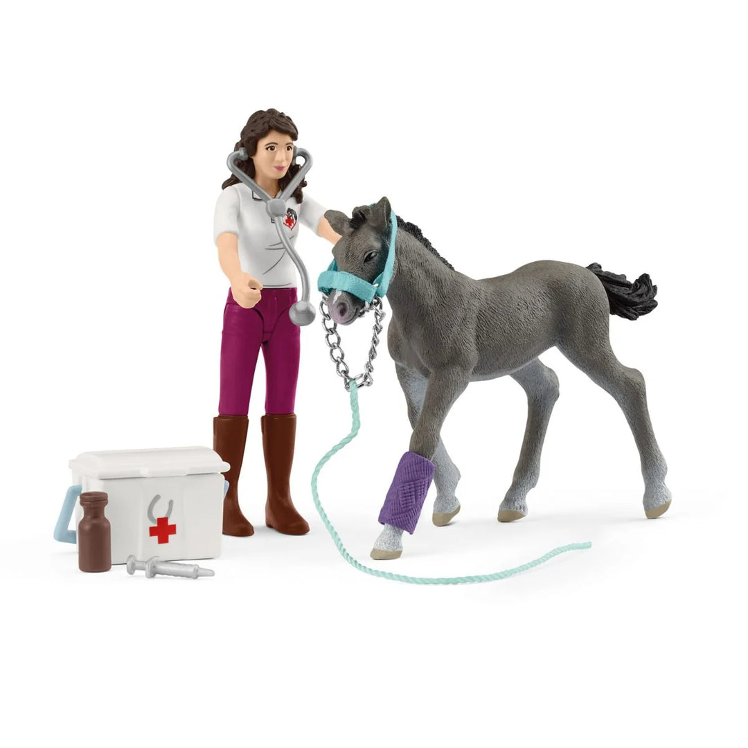 Schleich Ms Kramer with foal