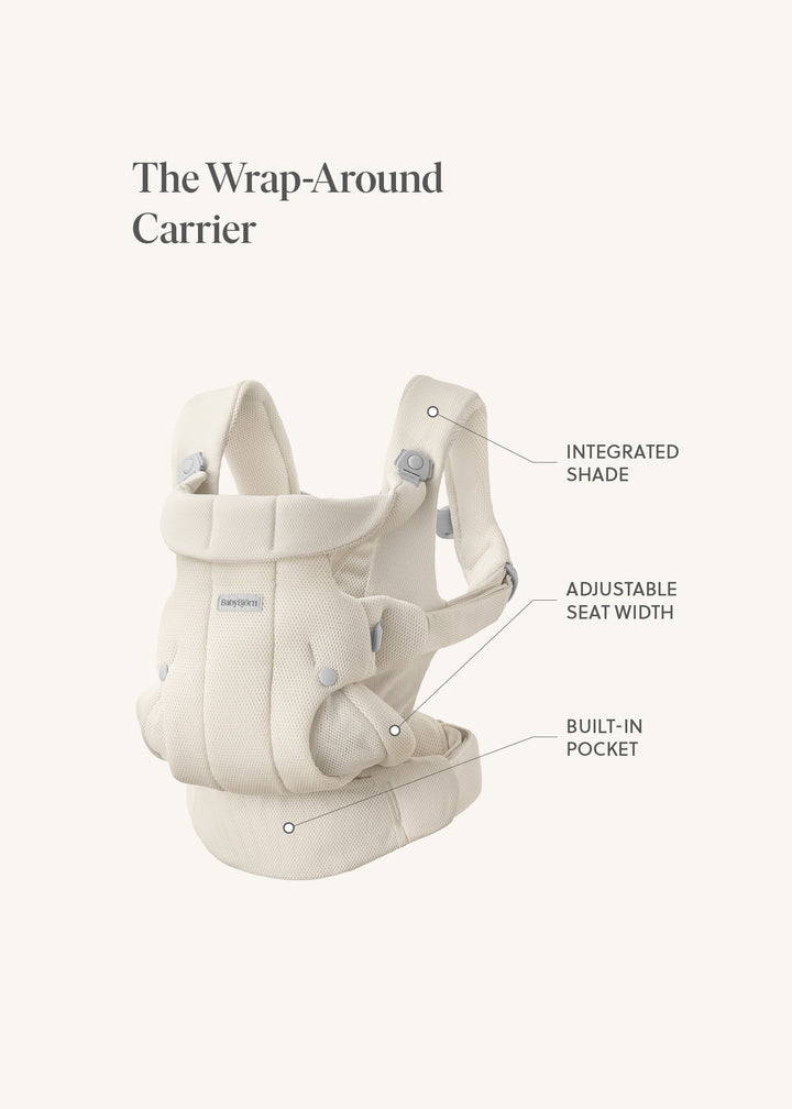 Baby Bjorn Baby Carrier Hold Mesh (Black)