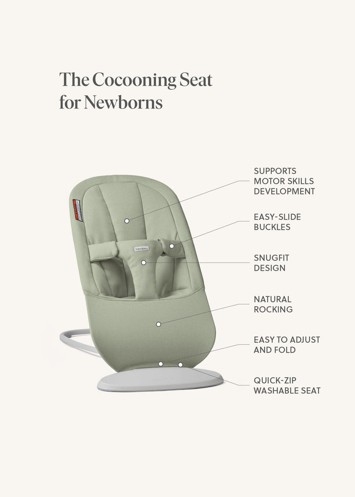Baby Bjorn Bouncer Begin Woven (Light Green)