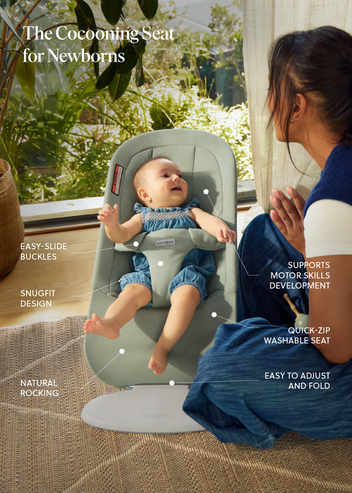 Baby Bjorn Bouncer Begin Woven (Light Green)