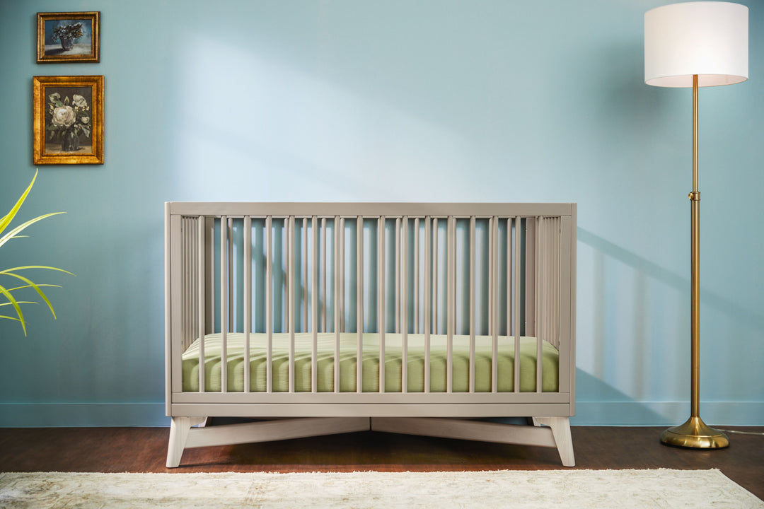 Little Seeds Pala 4-in-1 Crib (Taupe/Whitewash)