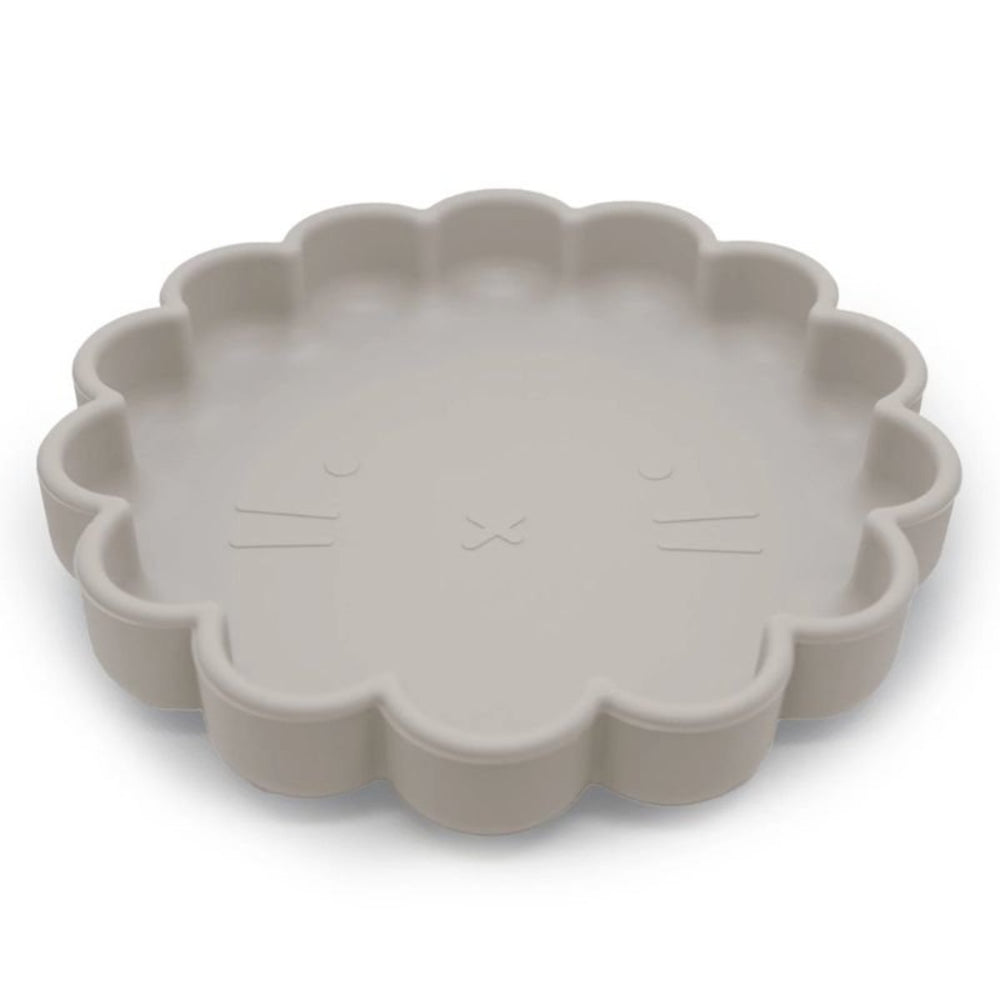 Kushies Sililion Plate (Sand)-Feeding-Kushies-031075 SA-babyandme.ca