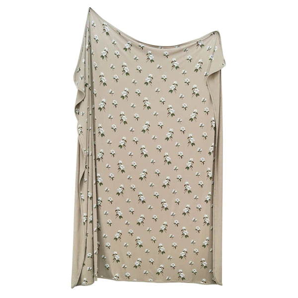 Kyte Baby Bamboo Single Swaddle (Small Khaki Magnolia)-Nursery-Kyte Baby-027845 SKM-babyandme.ca