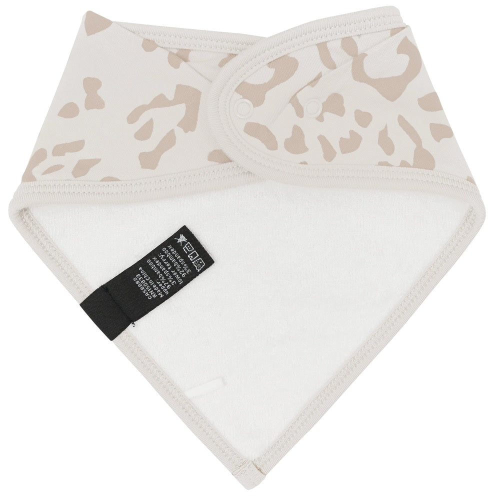 Kyte Baby Bib (Oat Leopard)-Feeding-Kyte Baby-028296 OL-babyandme.ca