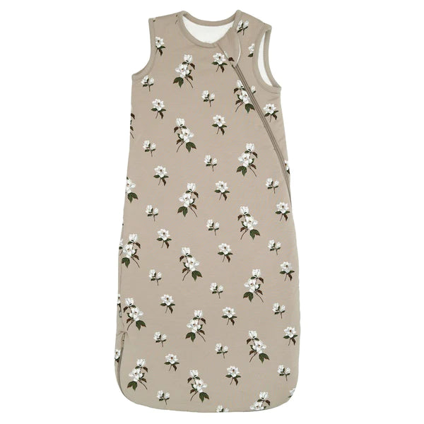 Kyte Baby Printed Sleep Bag 1 TOG (Small Khaki Magnolia) babyandme.ca