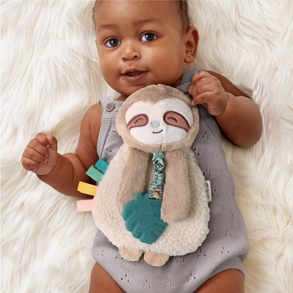 Itzy Ritzy Itzy Friends Lovey Plush (Peyton the Sloth)