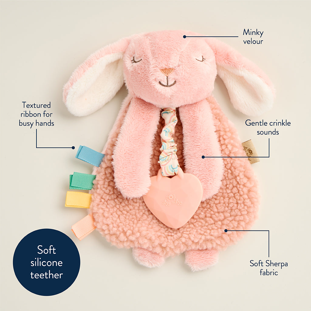 Itzy Ritzy Itzy Friends Lovey Plush (Ana the Bunny)