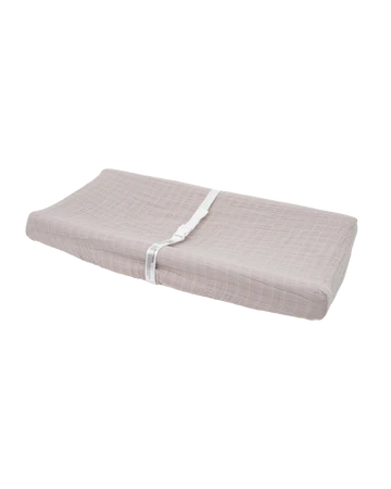 Little Unicorn Cotton Muslin Changing Pad Cover (Porpoise)-Bath-Little Unicorn-025666 PP-babyandme.ca