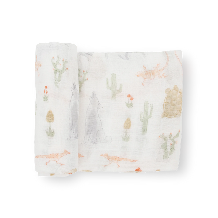 Little Unicorn Cotton Muslin Single Swaddle (Desert Night)