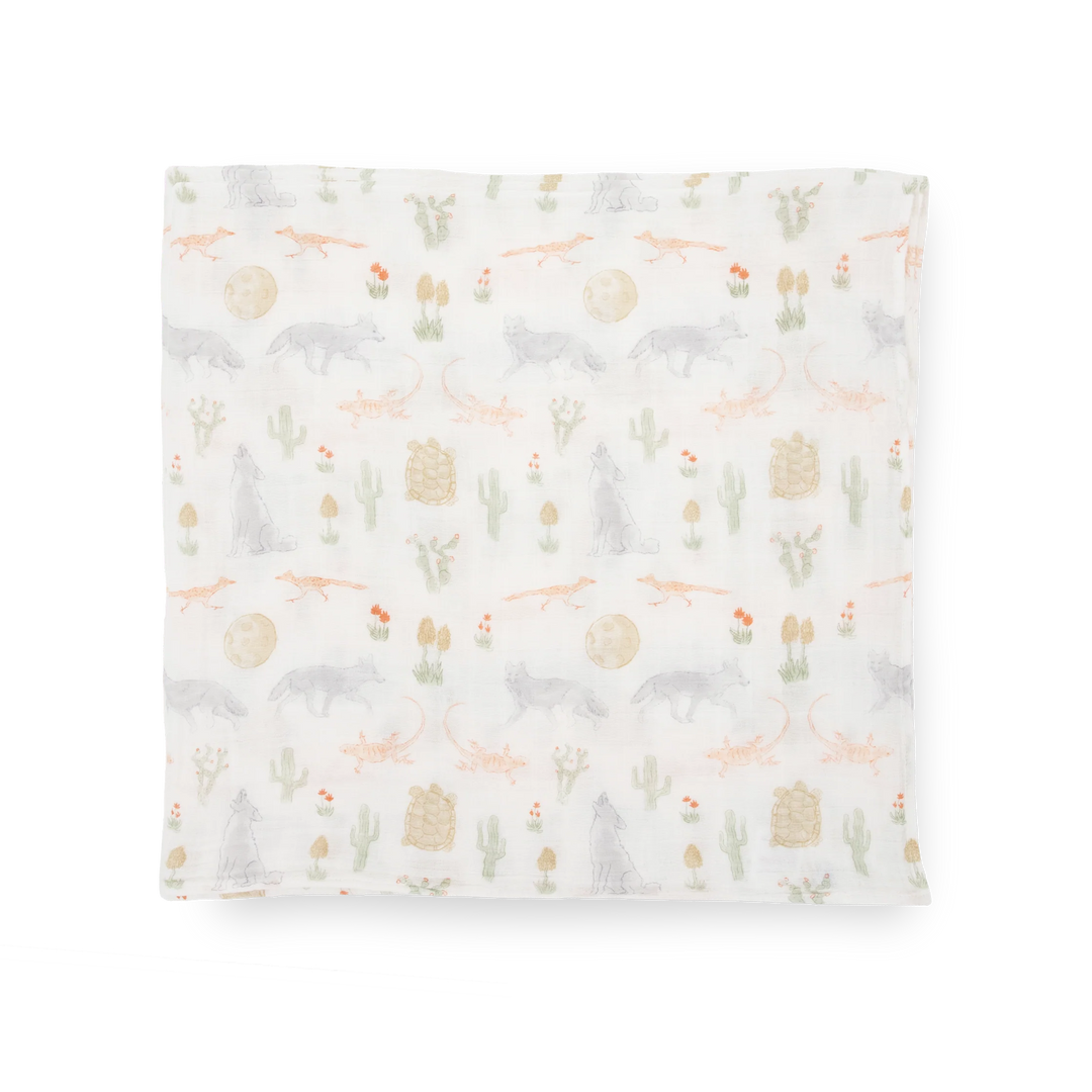 Little Unicorn Cotton Muslin Single Swaddle (Desert Night)