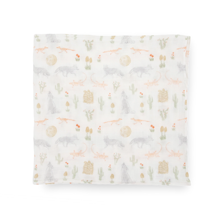 Little Unicorn Cotton Muslin Single Swaddle (Desert Night)