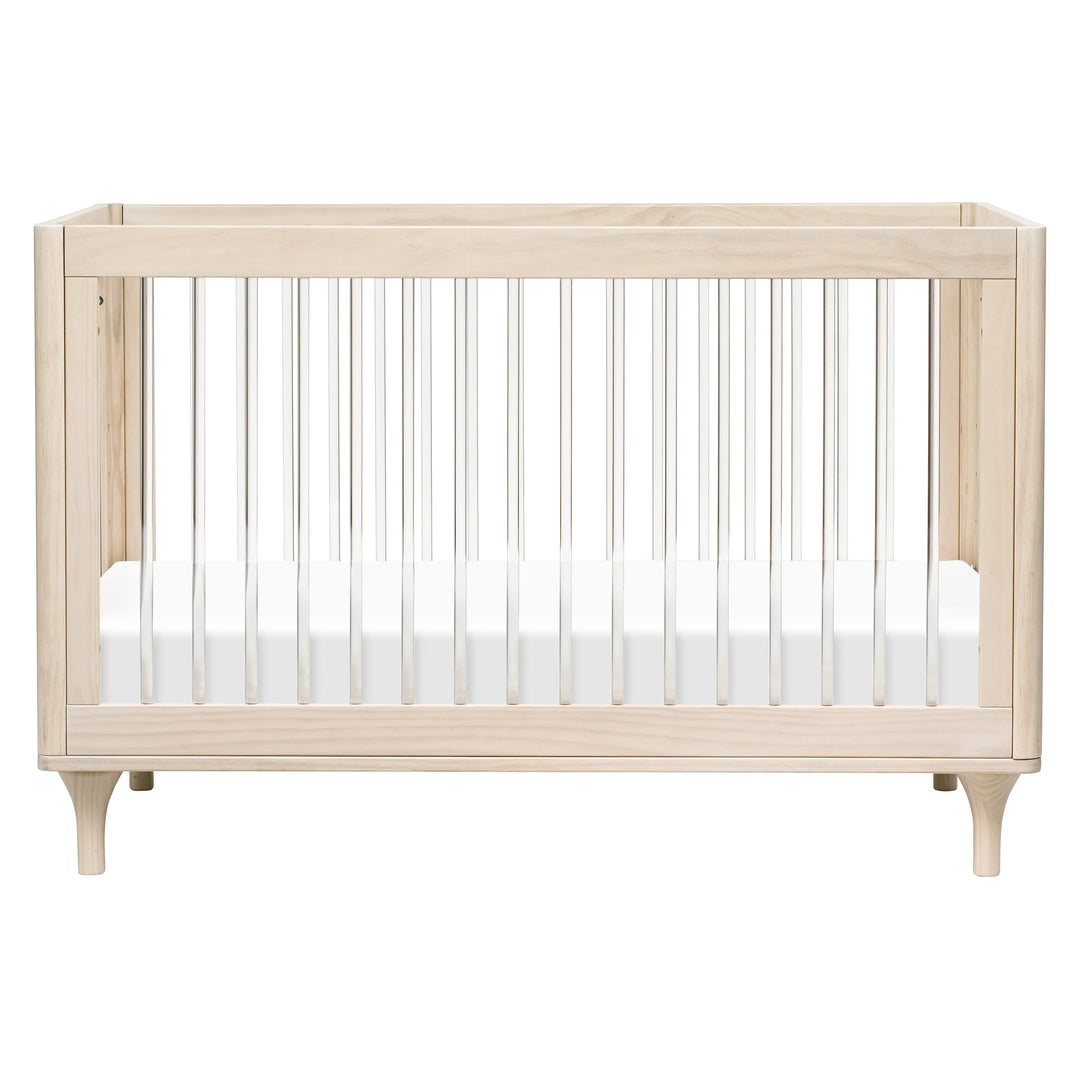 Babyletto Lolly 3-in-1 Crib with Toddler Bed Conversion Kit (Washed Natural/ Acrylic) IN-STOCK