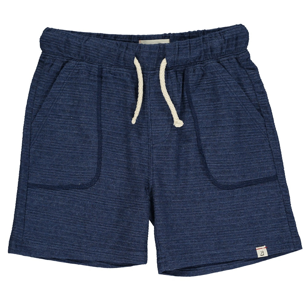 Me & Henry Bluepeter Shorts (Navy Ribbed)-Apparel-Me & Henry--babyandme.ca