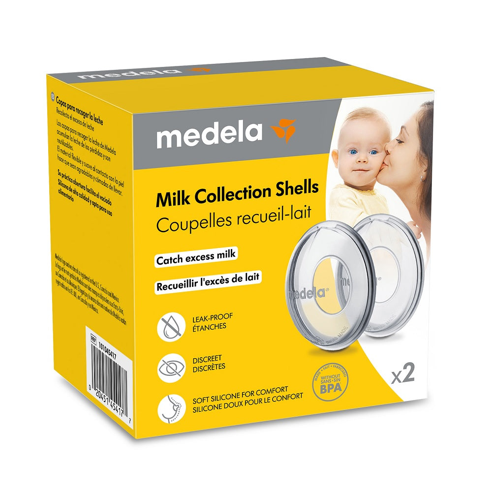 Medela Milk Collection Shells-Feeding-Medela-032079 2pk-babyandme.ca