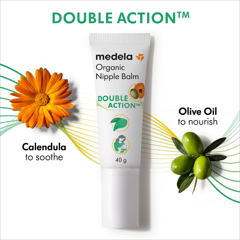Medela Organic Nipple Balm (40g)-Health-Medela-032077 40g-babyandme.ca