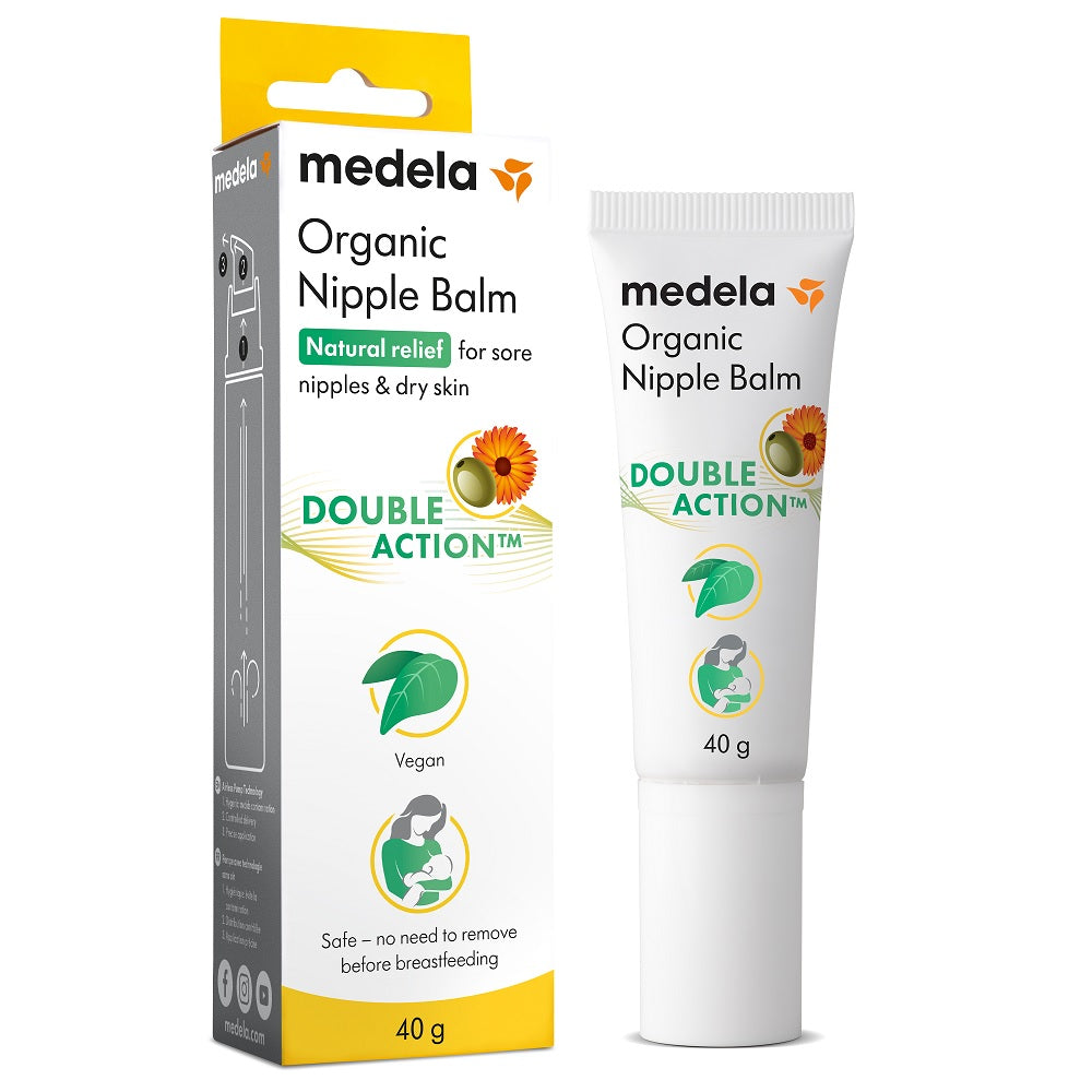 Medela Organic Nipple Balm (40g)-Health-Medela-032077 40g-babyandme.ca