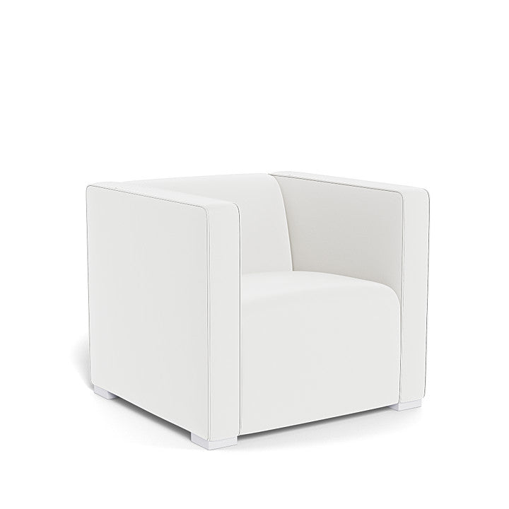 Monte Cub Chair (White Base) SPECIAL ORDER-Nursery-Monte Design-Enviroleather: White-031623 WH WH-babyandme.ca