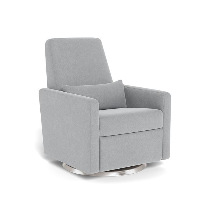 Monte Grano Swivel Glider Recliner (Stainless Steel Base) SPECIAL ORDER-Nursery-Monte Design--babyandme.ca