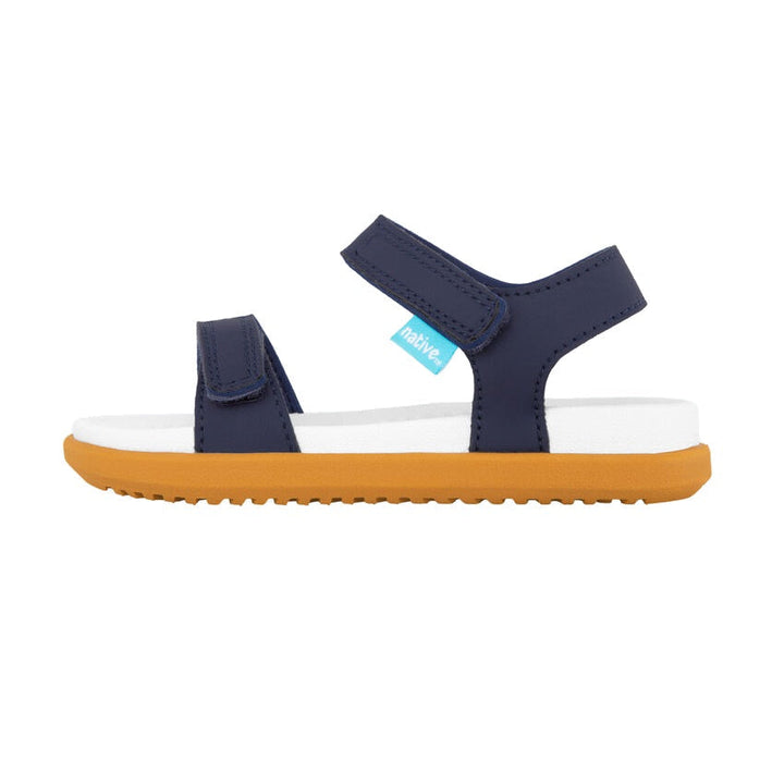 Native Charley Child (Regatta Blue/Shell White/Toffee Brown) - FINAL SALE-Apparel-Native--babyandme.ca