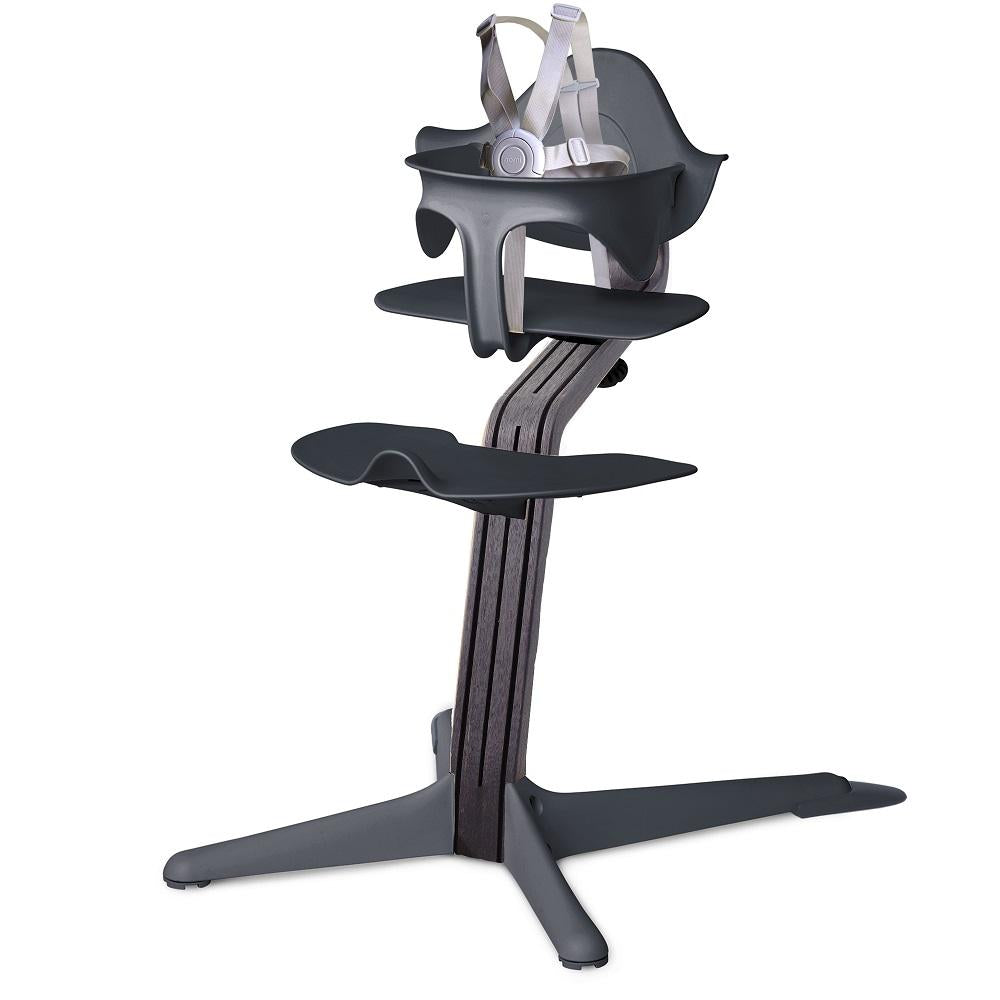 Nomi High Chair Black Oak (Anthracite)-Feeding-Stokke-030367 AN-babyandme.ca