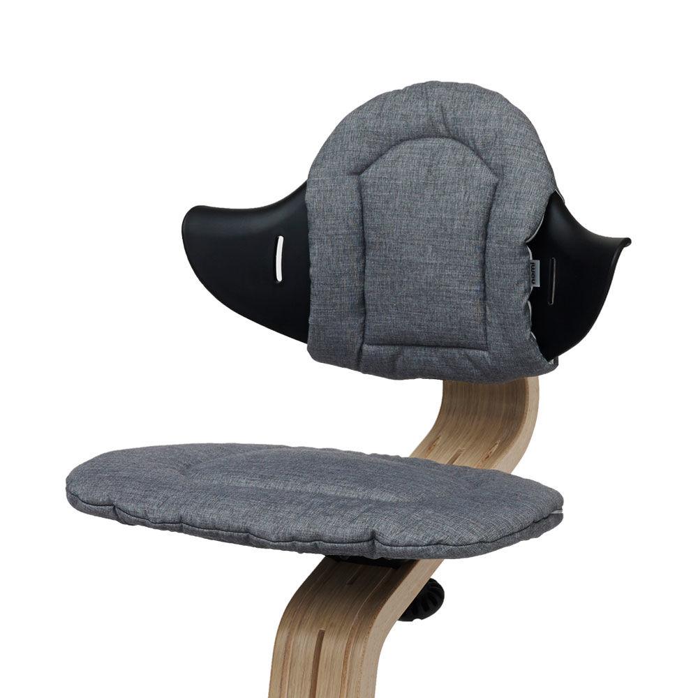 Nomi High Chair Cushion (Dark Grey/Sand)-Feeding-Stokke-025734 GY-babyandme.ca