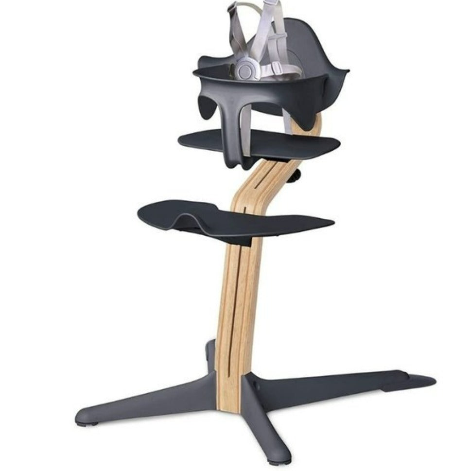 Nomi High Chair Natural Black-Feeding-Stokke-025733 NBK-babyandme.ca