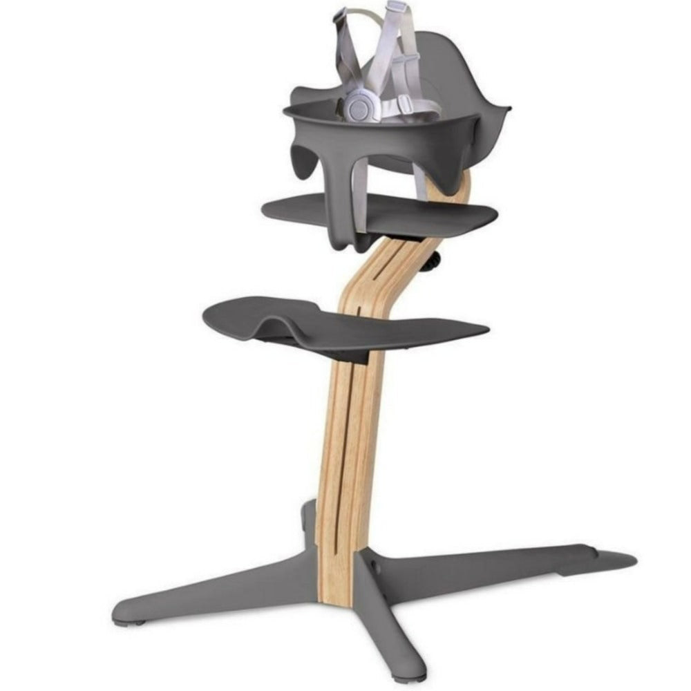Nomi High Chair Natural Gray-Feeding-Stokke-025733 NG-babyandme.ca