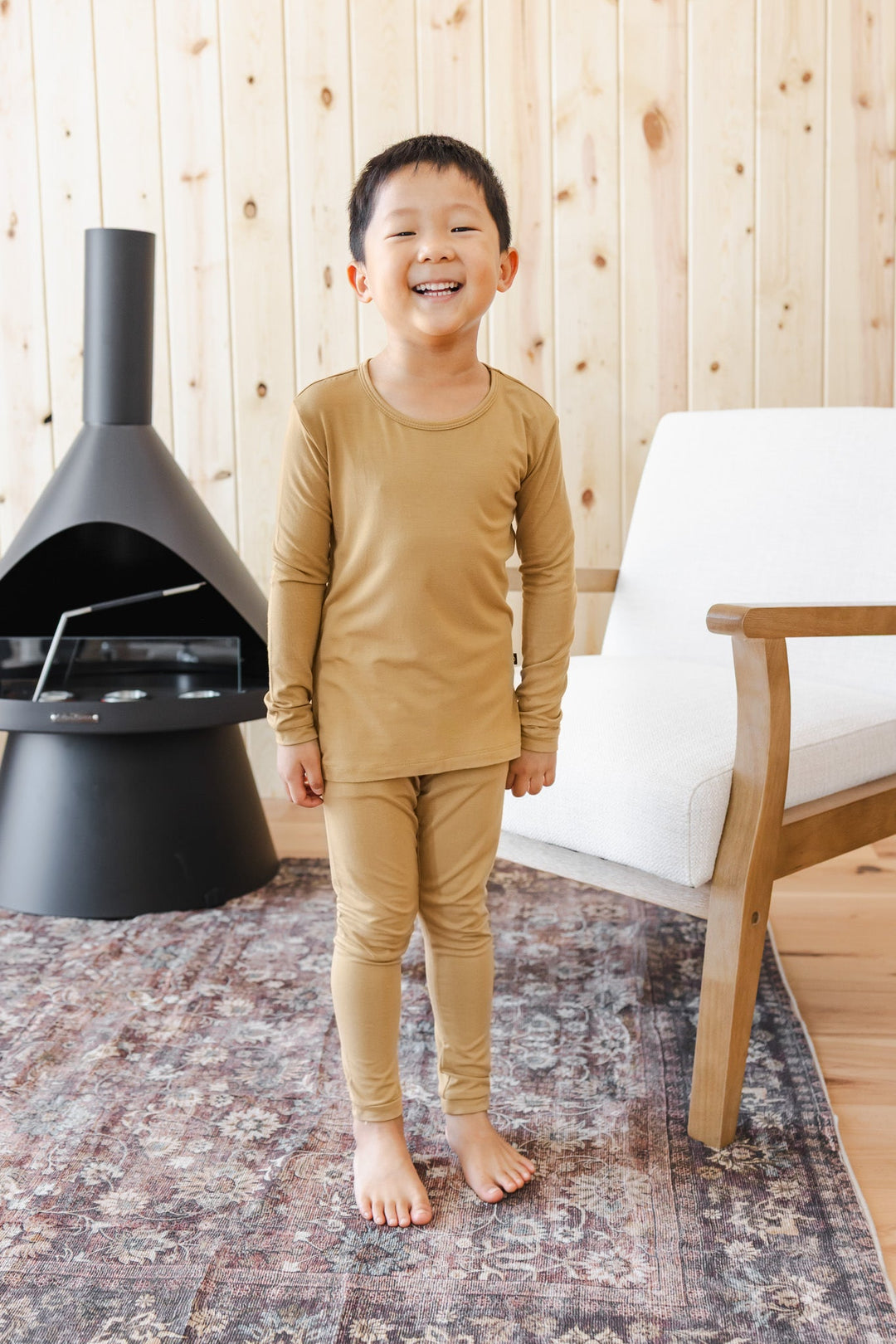 Kyte Baby Long Sleeve Pajamas (Ochre)