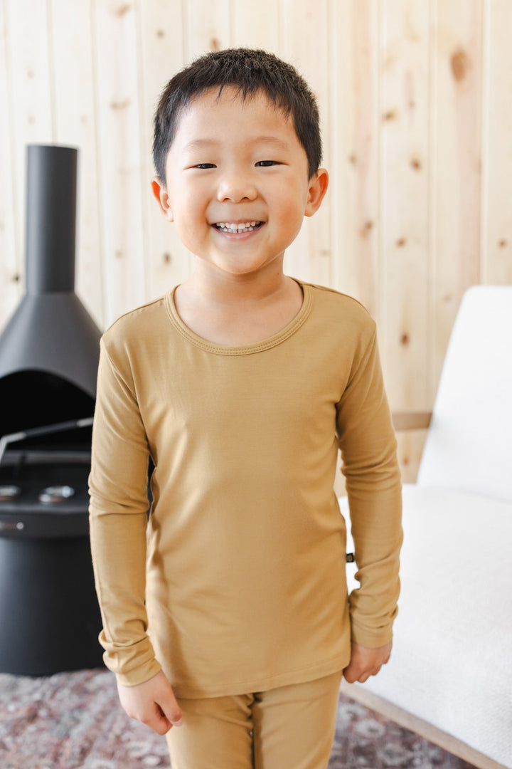 Kyte Baby Long Sleeve Pajamas (Ochre)