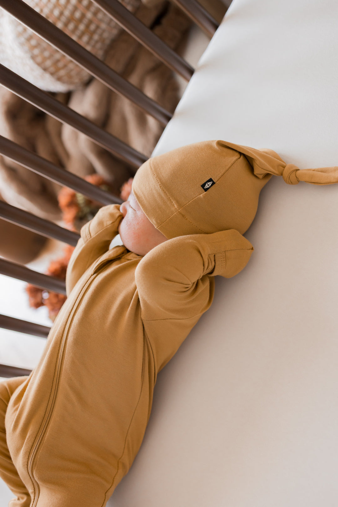 Kyte Baby Knotted Cap (Ochre)