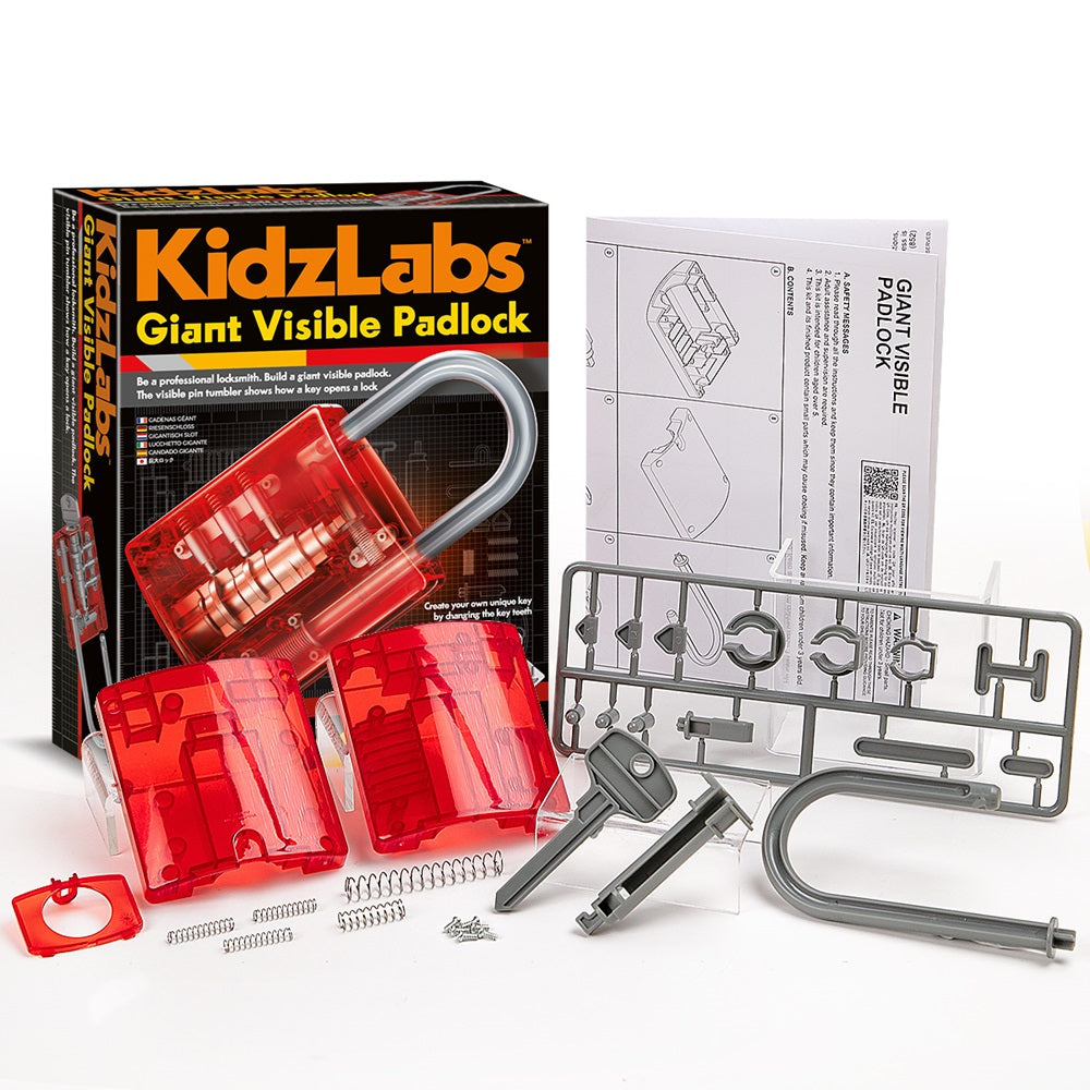 4M Kidzlabs Giant Visible Padlock