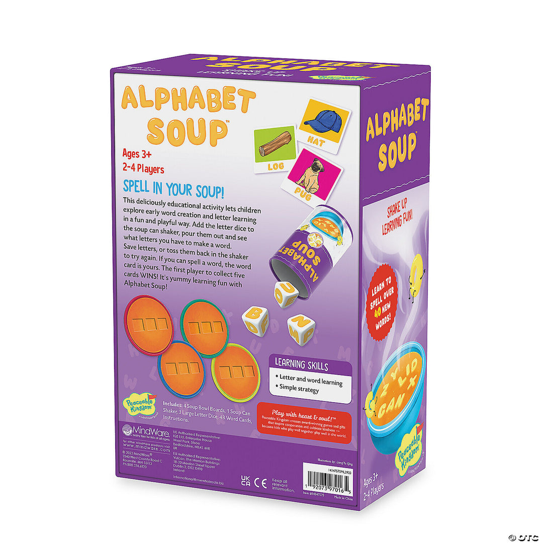 Peaceable Kingdom Alphabet Soup