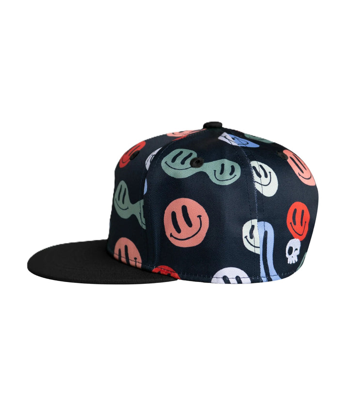 Headster Kids Peppy Black Snapback Cap